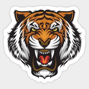 Tiger Rage Sticker